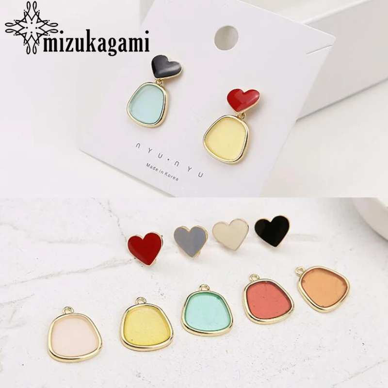 Zinc Alloy Square Heart Enamel Charms 10pcs/lot For DIY Fashion Jewelry Making Finding Accessories
Zinc Alloy Square Heart Enamel Charms 10pcs/lot For DIY Fashion Jewelry Making Finding Accessories