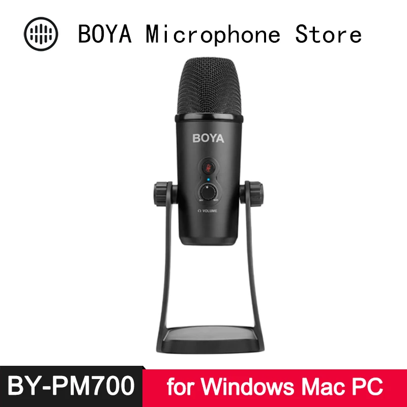 BOYA USB Microphone for Windows Mac Computer Laptop PC Interview Conference Live Stream Podcast Studio Audio Video Recording Mic
BOYA USB Microphone for Windows Mac Computer Laptop PC Interview Conference Live Stream Podcast Studio Audio Video Recording Mic