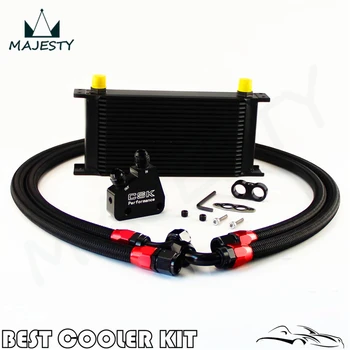 Universal 19 Row Engine Oil Cooler Kit + Sandwich Plate adapter
Universal 19 Row Engine Oil Cooler Kit + Sandwich Plate adapter