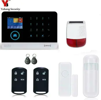 Yobang Security-IOS Android APP Control Wireless WiFi GSM Alarm System Outdoor Solar Siren SMS Home GSM Alarm Motion Detection
Yobang Security-IOS Android APP Control Wireless WiFi GSM Alarm System Outdoor Solar Siren SMS Home GSM Alarm Motion Detection