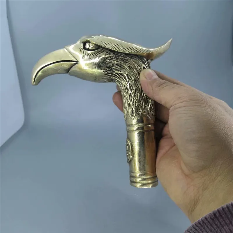 DYZ 325+++++++15cm Asian Old Handwork Carving Bronze Eagle Statue Cane Head Walking Stick
DYZ 325+++++++15cm Asian Old Handwork Carving Bronze Eagle Statue Cane Head Walking Stick