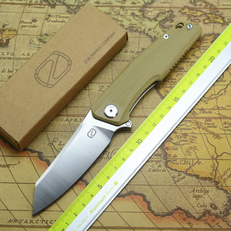 STEDEMON KNIFE ZKC C-02 Flip folding knife ball bearing 440C blade G10 handle outdoor camping multi-purpose hunting EDC tool 
STEDEMON KNIFE ZKC C-02 Flip folding knife ball bearing 440C blade G10 handle outdoor camping multi-purpose hunting EDC tool