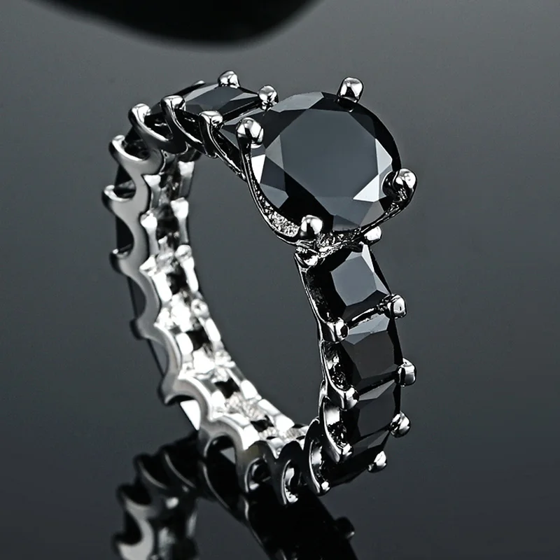 New Arrival Black Jet Zircon Wedding Rings For Women Party Anniversary Jewelry Brand Copper Anel Aneis Ouro Women Wedding Ring
New Arrival Black Jet Zircon Wedding Rings For Women Party Anniversary Jewelry Brand Copper Anel Aneis Ouro Women Wedding Ring