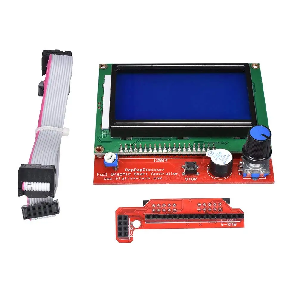 12864 LCD Control Panel Smart Controller Display Compatible with Ramps 1.4 Ramps 1.5 Ramps 1.6 For RepRap Mendel 3D Printer
12864 LCD Control Panel Smart Controller Display Compatible with Ramps 1.4 Ramps 1.5 Ramps 1.6 For RepRap Mendel 3D Printer