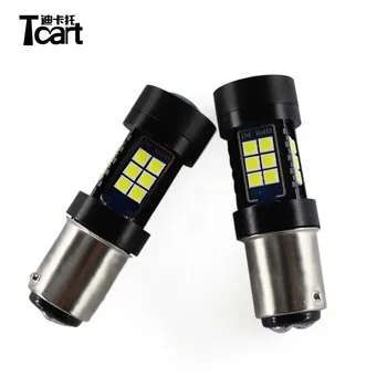 Tcart T20 7443 Auto Led Bulb For Chevrolet BA15S P21W Car Reverse Lamps PY21W 1156 White Reversing Light 1157 BAY15D car styling
Tcart T20 7443 Auto Led Bulb For Chevrolet BA15S P21W Car Reverse Lamps PY21W 1156 White Reversing Light 1157 BAY15D car styling