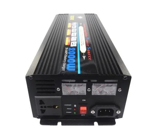 DC to AC UPS 2000W (4000W Peak) DC12V to AC220V Modified Wave Power Inverter With UPS Battery Charging function 
DC to AC UPS 2000W (4000W Peak) DC12V to AC220V Modified Wave Power Inverter With UPS Battery Charging function