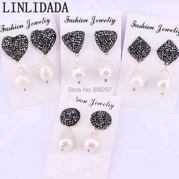 5Pair Natural Freshwater Pearl Earrings Crystal Rhinestone Paved Nature Pearl Women Charm Dangle Earrings
5Pair Natural Freshwater Pearl Earrings Crystal Rhinestone Paved Nature Pearl Women Charm Dangle Earrings