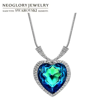 Neoglory Crystal & Zircon Long Charm Pendant Necklace Classic Love Heart Design Lady Embellished With Crystals From Swarovski
Neoglory Crystal & Zircon Long Charm Pendant Necklace Classic Love Heart Design Lady Embellished With Crystals From Swarovski