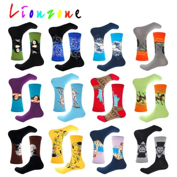 Autumn Winter Retro Women Plus Personality Art Van Gogh Mural World Famous Painting Male Socks Oil Funny Happy Socks
Autumn Winter Retro Women Plus Personality Art Van Gogh Mural World Famous Painting Male Socks Oil Funny Happy Socks