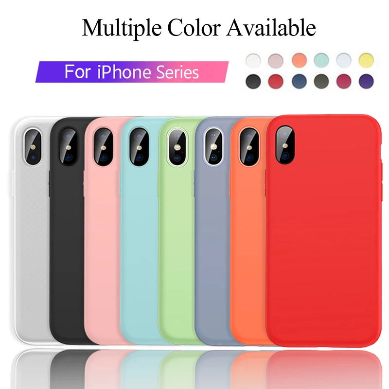 14 Colors Plain Candy Color Silicone Case For iPhone X XS MAX XR 11 Pro Max 6 6S 7 8 Plus Back Soft Matte Cover Ultra Thin
14 Colors Plain Candy Color Silicone Case For iPhone X XS MAX XR 11 Pro Max 6 6S 7 8 Plus Back Soft Matte Cover Ultra Thin