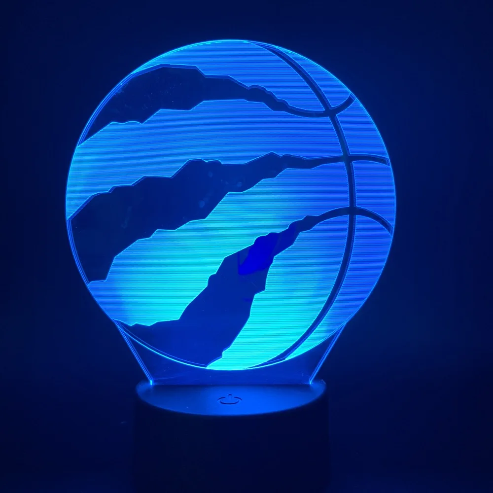 Basketball Toronto Raptors Led Night Light for Club Home Office Room Decor Light Gift for Kid Child Colorful Table Desk Lamp 3d
Basketball Toronto Raptors Led Night Light for Club Home Office Room Decor Light Gift for Kid Child Colorful Table Desk Lamp 3d