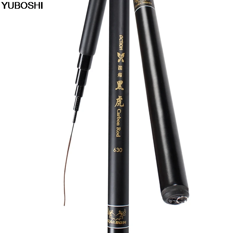 YUBOSHI Carbon Fiber Telescopic Fishing Rod Super Hard Ultra Light Carp Fishing Pole Stream Fishing Rods 3.6m-7.2m
YUBOSHI Carbon Fiber Telescopic Fishing Rod Super Hard Ultra Light Carp Fishing Pole Stream Fishing Rods 3.6m-7.2m