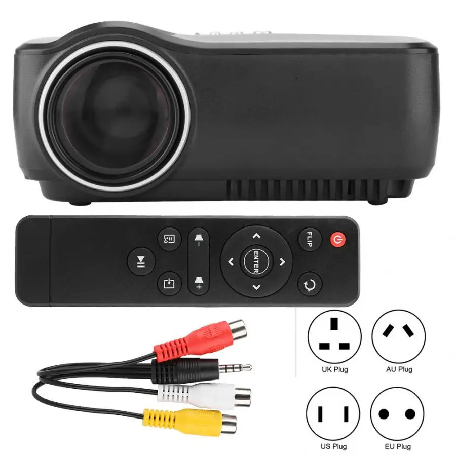 GP70 HD Projector 800*480 3000Lm For Home Office LED Light Source 100-240V 2019
GP70 HD Projector 800*480 3000Lm For Home Office LED Light Source 100-240V 2019