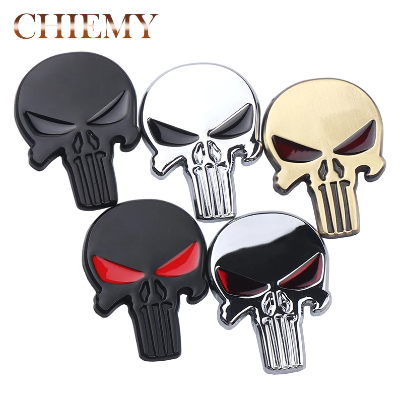 Car Styling THE Punisher Body Badge 3D Skull Sticker Metal Auto Emblem For The Whole Body For Audi BMW Jeep Ford Volvo Nissan
Car Styling THE Punisher Body Badge 3D Skull Sticker Metal Auto Emblem For The Whole Body For Audi BMW Jeep Ford Volvo Nissan