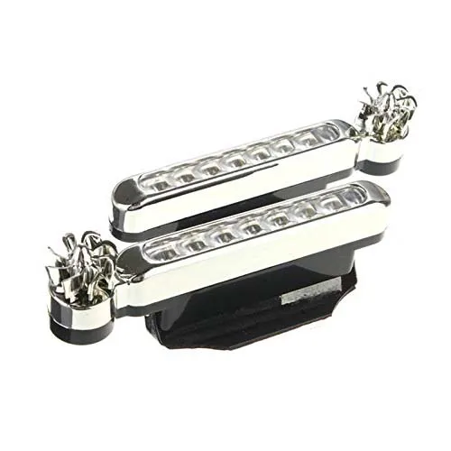 2 X Daytime Running Lights (Uses Wind Power) Auto DRL Lamp Driving Diurnal Light 8 LED Car Light Bulb DC 12V (White Light)
2 X Daytime Running Lights (Uses Wind Power) Auto DRL Lamp Driving Diurnal Light 8 LED Car Light Bulb DC 12V (White Light)