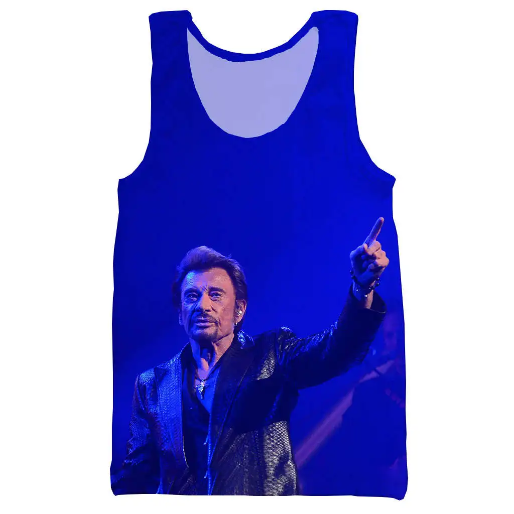 Giant star Johnny Hallyday 3D printed tank top for men fashion cool summer tank top work out men women tank tops halter tank top 
Giant star Johnny Hallyday 3D printed tank top for men fashion cool summer tank top work out men women tank tops halter tank top