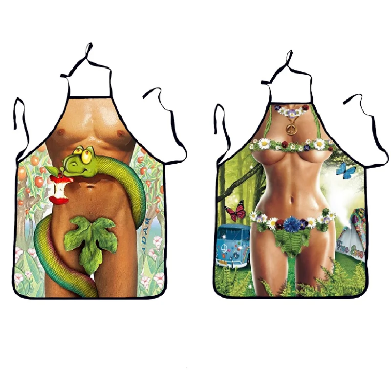 3D Funny Sexy Naked Man Women Aprons Adam Eve Kitchen Apron Dinner Party Cooking Apron Adult Cozinha Tablier Cuisine Pinafore
3D Funny Sexy Naked Man Women Aprons Adam Eve Kitchen Apron Dinner Party Cooking Apron Adult Cozinha Tablier Cuisine Pinafore