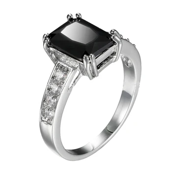 Genuine 925 sterling silver Ring with Black Cubic Zirconia For Women with stamp Wedding diamante Jewelry size 6-7-8-9-10
Genuine 925 sterling silver Ring with Black Cubic Zirconia For Women with stamp Wedding diamante Jewelry size 6-7-8-9-10