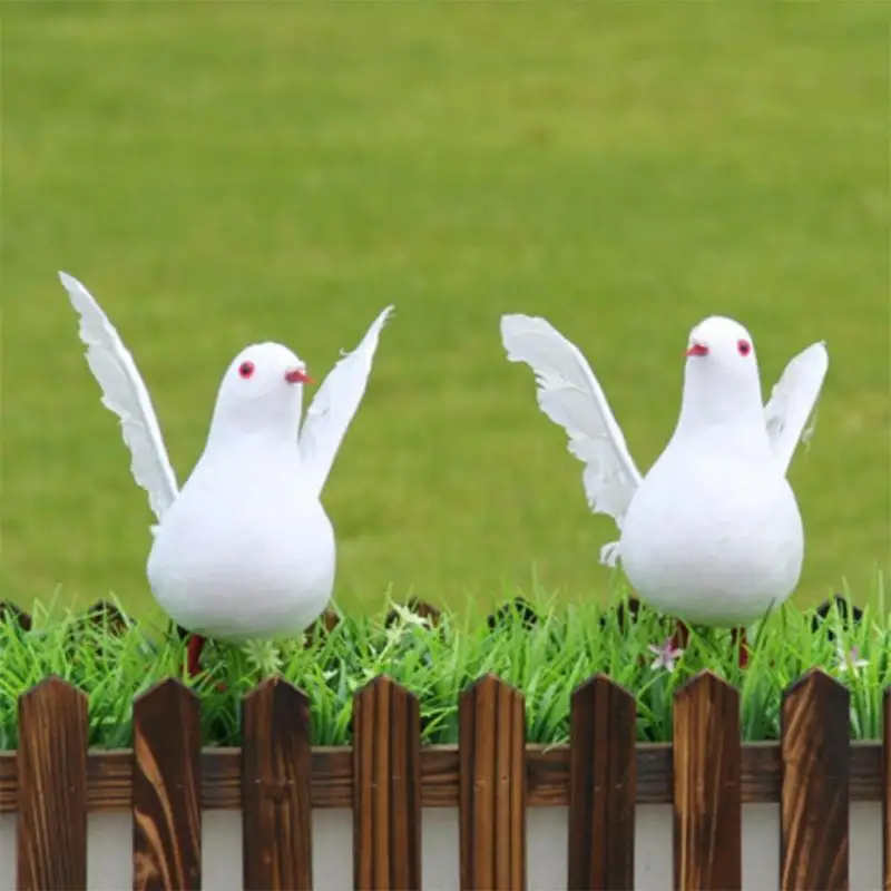 Artificial Decorative Dove Foam Feather White Bird Home Gardens Decor Ornament Wedding Party Decoration Artificial White Birds
Artificial Decorative Dove Foam Feather White Bird Home Gardens Decor Ornament Wedding Party Decoration Artificial White Birds