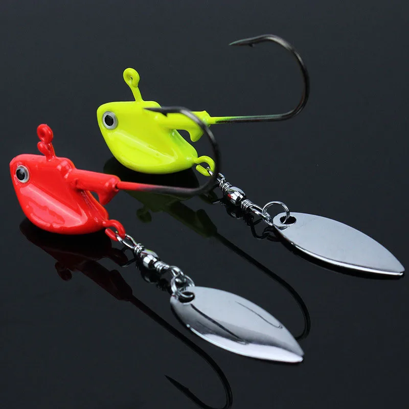 3Pcs/Bag 6g/10g Lead Head Hook with Spinner Spoon Fish Lifelike Jig Head Hook Soft Bait Worm Maggot Grub Lure Hook Red Yellow
3Pcs/Bag 6g/10g Lead Head Hook with Spinner Spoon Fish Lifelike Jig Head Hook Soft Bait Worm Maggot Grub Lure Hook Red Yellow