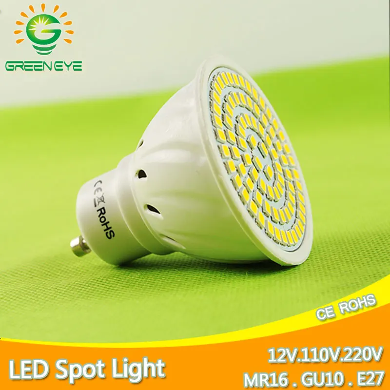 

MR16 E27 GU10 Bombillas LED Bulb 220V/110V AC 4W 6W 8W SMD 2835/5730 LED Spotlight Bulb Spot Light Ampoule Lampara Lampada GU5.3