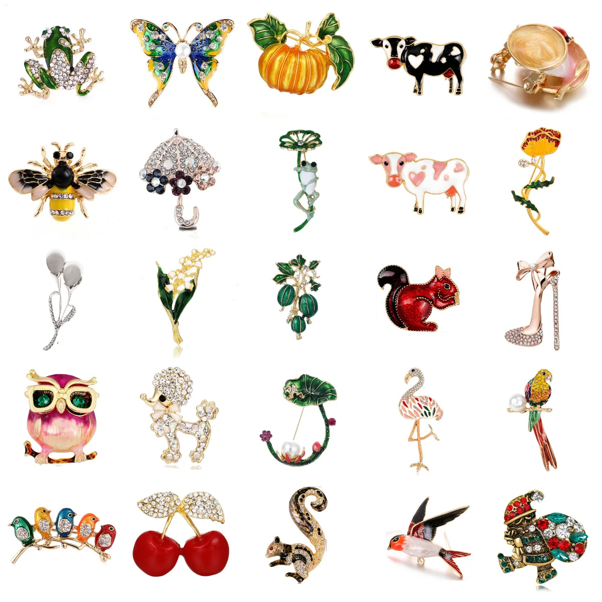 Flamingo Dragonfly Owl Dog Cherry Flower Bee Bird Brooch Pins For Women Dress Decoration Scarf Collar Animal Brooch Pin Jewelry
Flamingo Dragonfly Owl Dog Cherry Flower Bee Bird Brooch Pins For Women Dress Decoration Scarf Collar Animal Brooch Pin Jewelry