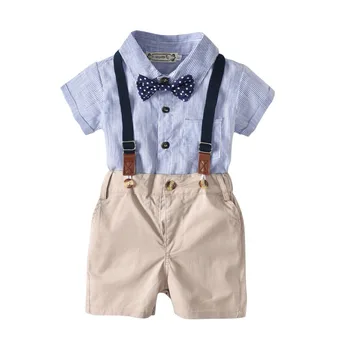 2018 New pattern baby with striped pants Suit Summer high quality comfort clothing Baby boy birthday party clothing 6-24 months
2018 New pattern baby with striped pants Suit Summer high quality comfort clothing Baby boy birthday party clothing 6-24 months