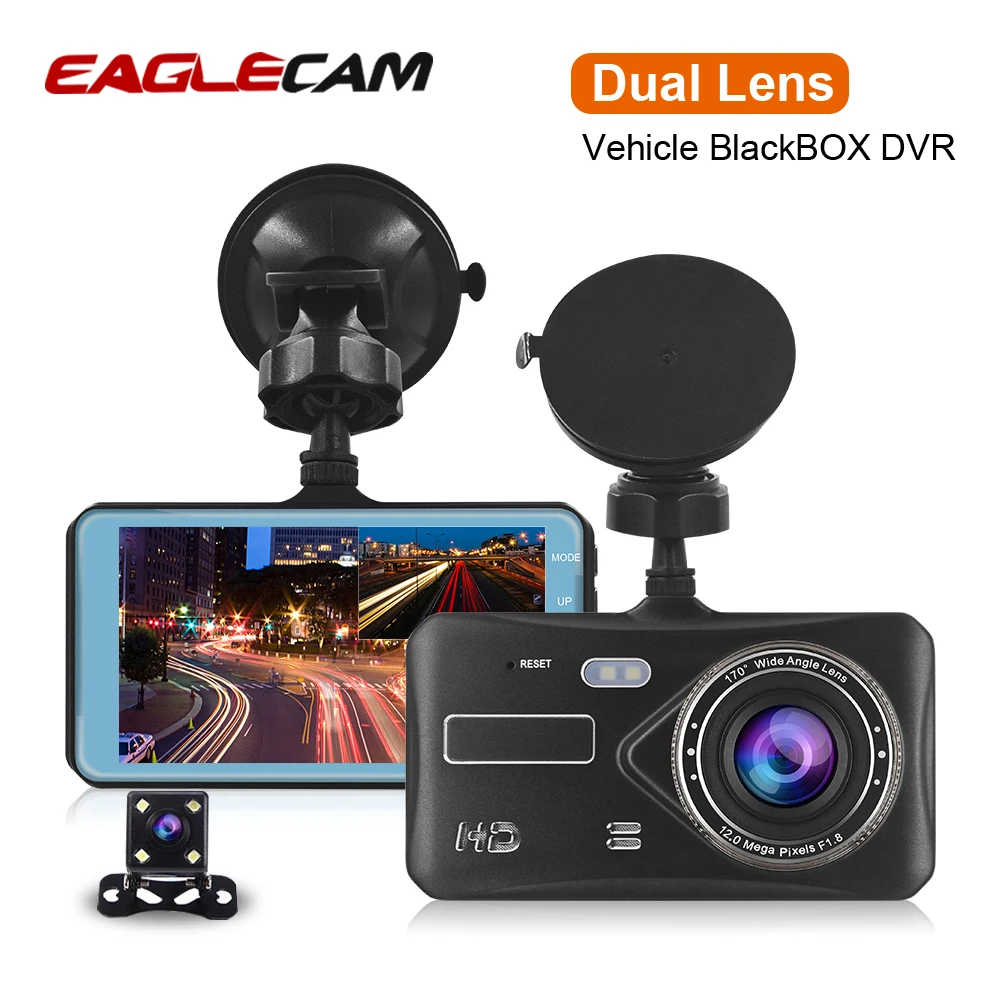 Car DVR 2 Cameras Lens 4.0 Inch Full HD Dash Camera Dual Lens With Rearview Camera Video Recorder Auto Registrator Dvrs Dash Cam
Car DVR 2 Cameras Lens 4.0 Inch Full HD Dash Camera Dual Lens With Rearview Camera Video Recorder Auto Registrator Dvrs Dash Cam