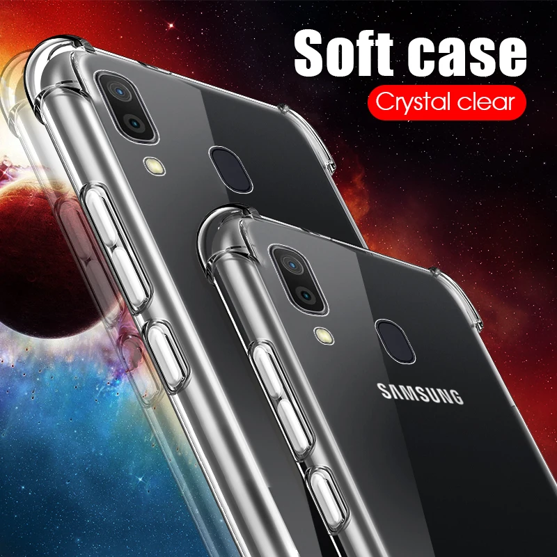 For Samsung Galaxy S10 Plus S10e Note 8 9 M10 M20 M30 A10 A20 A20E A30 A40 A50 A70 A80 Transparent Soft TPU Silicone Case Cover
For Samsung Galaxy S10 Plus S10e Note 8 9 M10 M20 M30 A10 A20 A20E A30 A40 A50 A70 A80 Transparent Soft TPU Silicone Case Cover