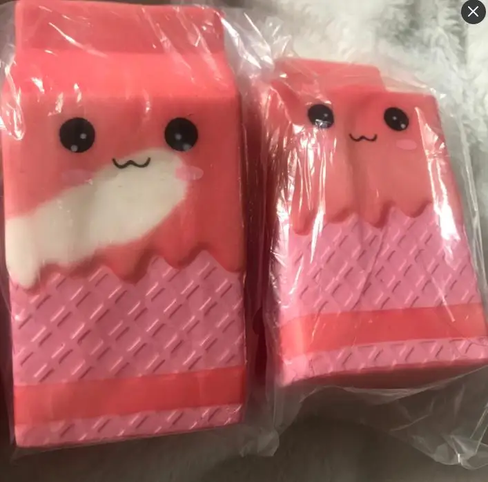 10PCS Good quality rare squishy slow rising pink milk box Sense change color temperature bread DIY squeeze toy wholesale
10PCS Good quality rare squishy slow rising pink milk box Sense change color temperature bread DIY squeeze toy wholesale
