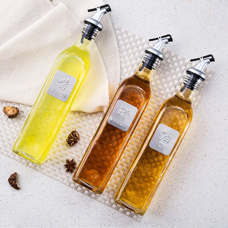 Glass Leakage Oil Bottle Vinegar Bottle 3pcs Kitchenware Household Large Oil Bottle Seasoning Bottle
Glass Leakage Oil Bottle Vinegar Bottle 3pcs Kitchenware Household Large Oil Bottle Seasoning Bottle