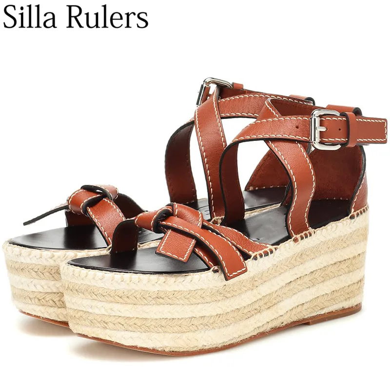 2019 new summer wedges hemp grass weaving sandals women open toe genuine leather butterfly-knot sandals woman roma sandals
2019 new summer wedges hemp grass weaving sandals women open toe genuine leather butterfly-knot sandals woman roma sandals