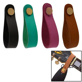Black Faux Leather Durable Hook Button For Acoustic / Folk / Classic Guitar with 1.9cm Width
Black Faux Leather Durable Hook Button For Acoustic / Folk / Classic Guitar with 1.9cm Width