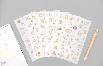 6pcs Dog rabbit Sticker Organizer Calendar Diary Book Planner for DIY Scrapbooking Decoration Diary Sticker papeleria
6pcs Dog rabbit Sticker Organizer Calendar Diary Book Planner for DIY Scrapbooking Decoration Diary Sticker papeleria