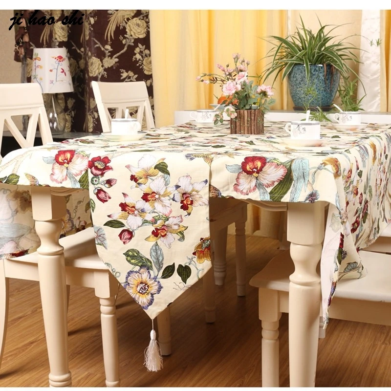 2017 Fashion American Rural Style Floral Print Table Runner & Placemat For Wedding Decoration & Hotel Or Bar
2017 Fashion American Rural Style Floral Print Table Runner & Placemat For Wedding Decoration & Hotel Or Bar