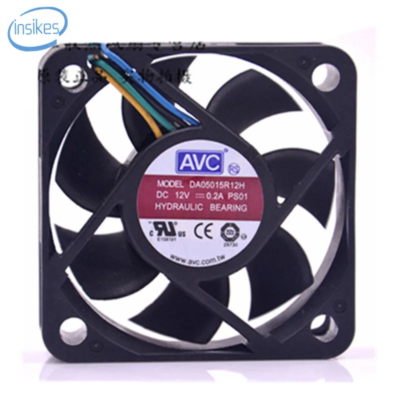 DA05015R12H PWM Temperature Control Hydraulic Bearings Cooling Fan DC 12V 0.2A 4000RPM 5015 5cm 50*50*15mm 4 Wires
DA05015R12H PWM Temperature Control Hydraulic Bearings Cooling Fan DC 12V 0.2A 4000RPM 5015 5cm 50*50*15mm 4 Wires