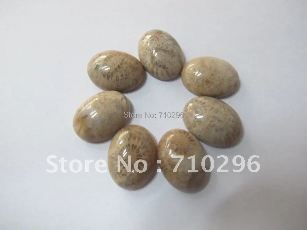Semi Coral Fossil Jasper Gemstone beads 18x25 mm Oval Gemstone Jewelry Cabochons 10 pcs/lot.Free shipping
Semi Coral Fossil Jasper Gemstone beads 18x25 mm Oval Gemstone Jewelry Cabochons 10 pcs/lot.Free shipping
