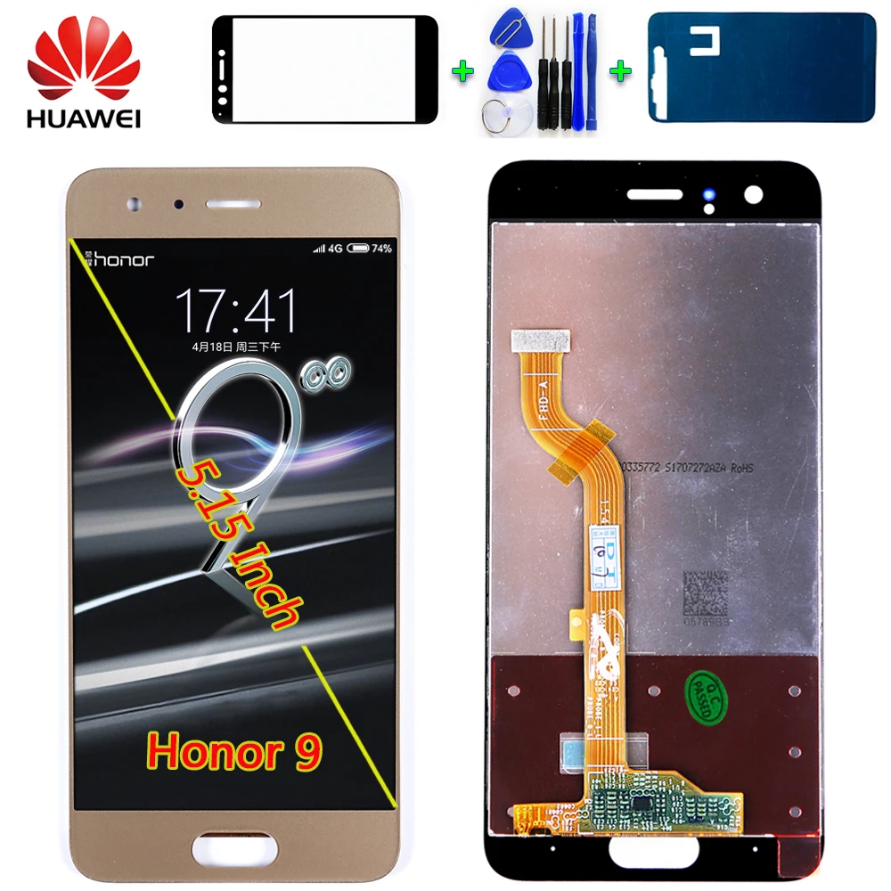 Huawei Honor 9 5.15 inch Lcd Display 1920*1080 Touch Screen 100% Tested Digitizer Assembly Free Tools And Glassfilm
Huawei Honor 9 5.15 inch Lcd Display 1920*1080 Touch Screen 100% Tested Digitizer Assembly Free Tools And Glassfilm