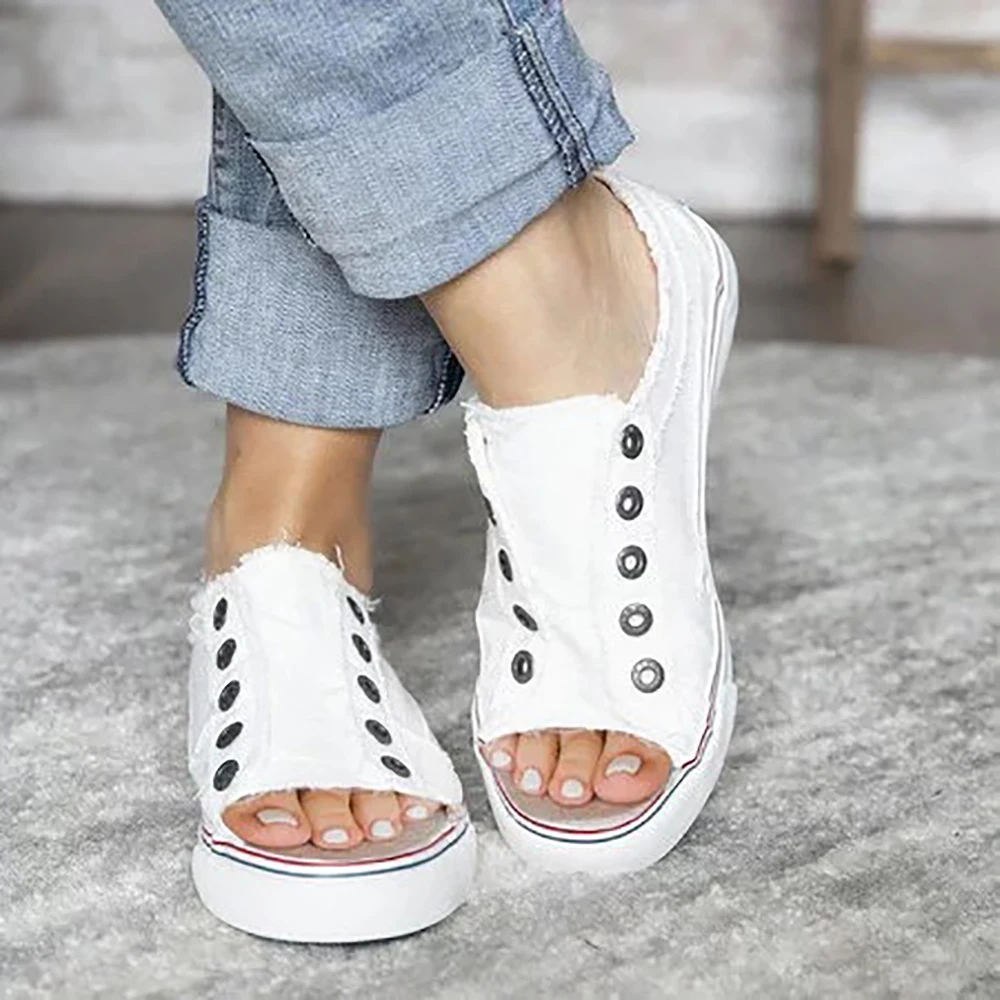 SHUJIN Womens Fashion Summer Canvas Sandals 2019 New Casual Thick Bottom Open Toe Beach Slip On Comfortable Sandals Shoes
SHUJIN Womens Fashion Summer Canvas Sandals 2019 New Casual Thick Bottom Open Toe Beach Slip On Comfortable Sandals Shoes