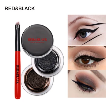 11.11 Red&Black Waterproof Eye Liner cream with Brush make up Eyeliner Gel Makeup 3.8g Long-lasting Eyeliner Kit
11.11 Red&Black Waterproof Eye Liner cream with Brush make up Eyeliner Gel Makeup 3.8g Long-lasting Eyeliner Kit