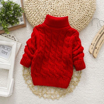 Boys Girls Turtleneck with Beard Label Solid Baby Kids Sweaters Soft Warm Sueter Infantil Autumn Winter Children's Sweater Coats
Boys Girls Turtleneck with Beard Label Solid Baby Kids Sweaters Soft Warm Sueter Infantil Autumn Winter Children's Sweater Coats