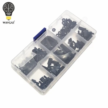 M3 Nylon Black Hex M-F Spacers/ Screws/ Nuts Assorted Kit, Standoff Free shipping WAVGAT 
M3 Nylon Black Hex M-F Spacers/ Screws/ Nuts Assorted Kit, Standoff Free shipping WAVGAT