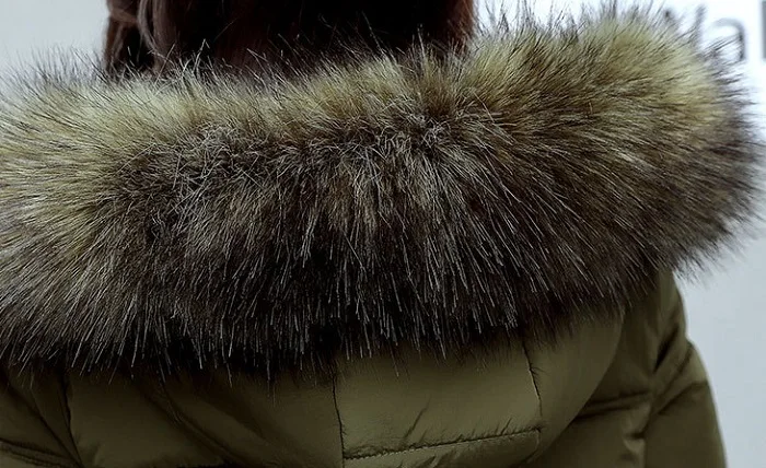 New Parkas real fur 2017 winter jacket women long down jacket Female Women Winter Coat fur collar+47