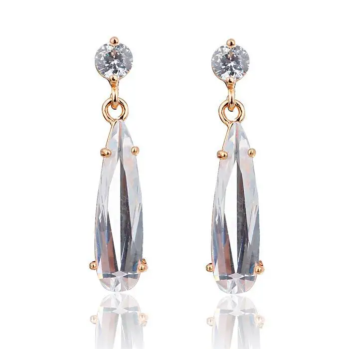 2016 New Gold Color Long Teardrop CZ and Round CZ Drop Earrings for womens Fine Wedding Jewelry
2016 New Gold Color Long Teardrop CZ and Round CZ Drop Earrings for womens Fine Wedding Jewelry