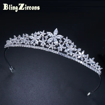 BeaQueen Luxurious Queen Tiara Crown Cubic Zirconia Bridal Wedding Hair Jewelry Accessories for Women Headdress Prom H001
BeaQueen Luxurious Queen Tiara Crown Cubic Zirconia Bridal Wedding Hair Jewelry Accessories for Women Headdress Prom H001