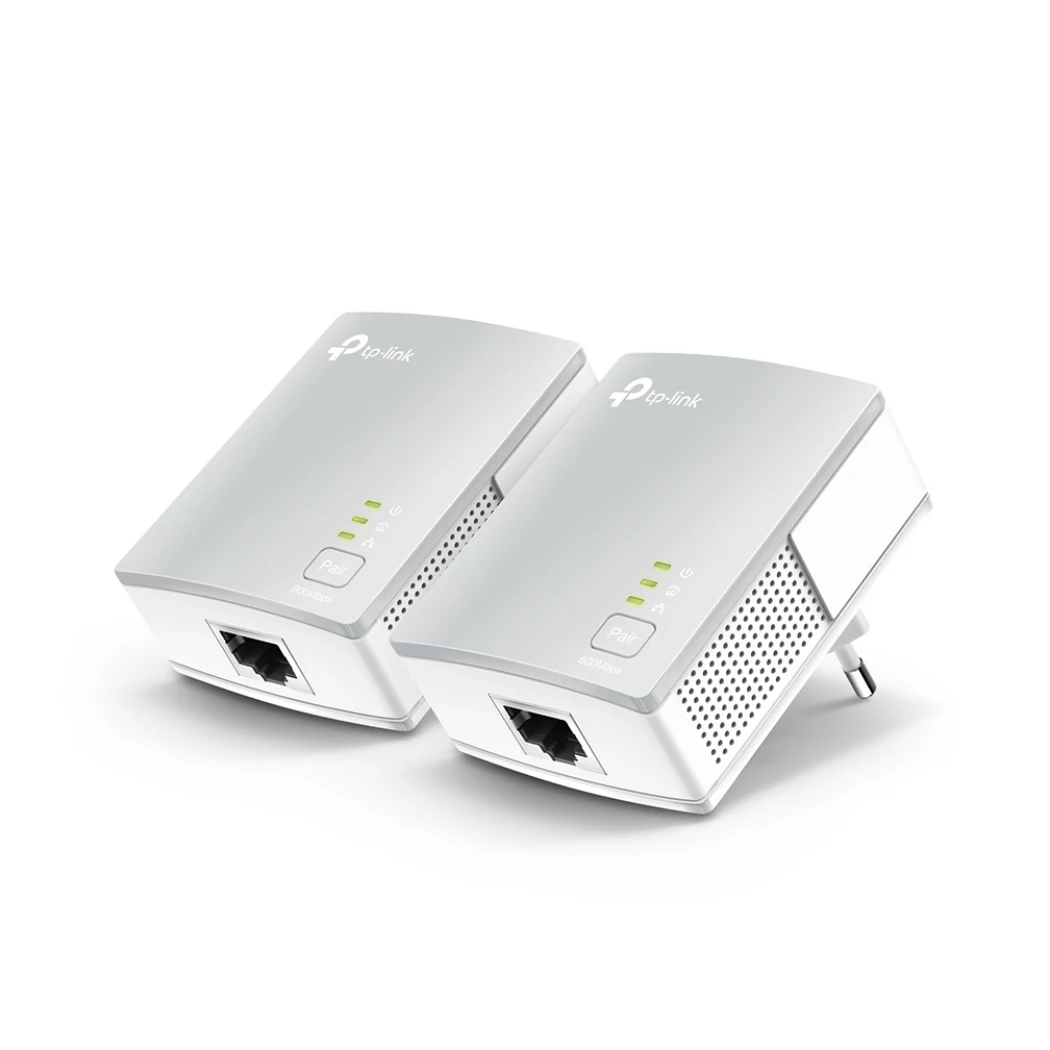 

TP-LINK TL-PA4010KIT, 600 Mbit/s, IEEE 802.3, IEEE 802.3u, Fast Ethernet, 10,100 Mbit/s, 10BASE-T, 100BASE-TX, HomePlug AV