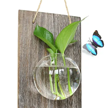 New Fashion Arrival Glass Vase Hydroponics Flower Vase Hanging Round Glass Vases Fish Tank Home Decorative Accessories
New Fashion Arrival Glass Vase Hydroponics Flower Vase Hanging Round Glass Vases Fish Tank Home Decorative Accessories