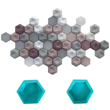 Hexagon Geometric Wall Concrete Wall Molds TV Background DecorWall Brick Molds Silicone Forms For Wall Stone Tile Silicone Mold
Hexagon Geometric Wall Concrete Wall Molds TV Background DecorWall Brick Molds Silicone Forms For Wall Stone Tile Silicone Mold