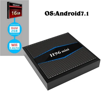 Dual Wifi TV Box Android 7.1 2G 16G Amlogic S905W Quad Core Bluetooth 4.0 H96 mini Smart TVbox 4K Streaming Media Player 2.4G/5G
Dual Wifi TV Box Android 7.1 2G 16G Amlogic S905W Quad Core Bluetooth 4.0 H96 mini Smart TVbox 4K Streaming Media Player 2.4G/5G
