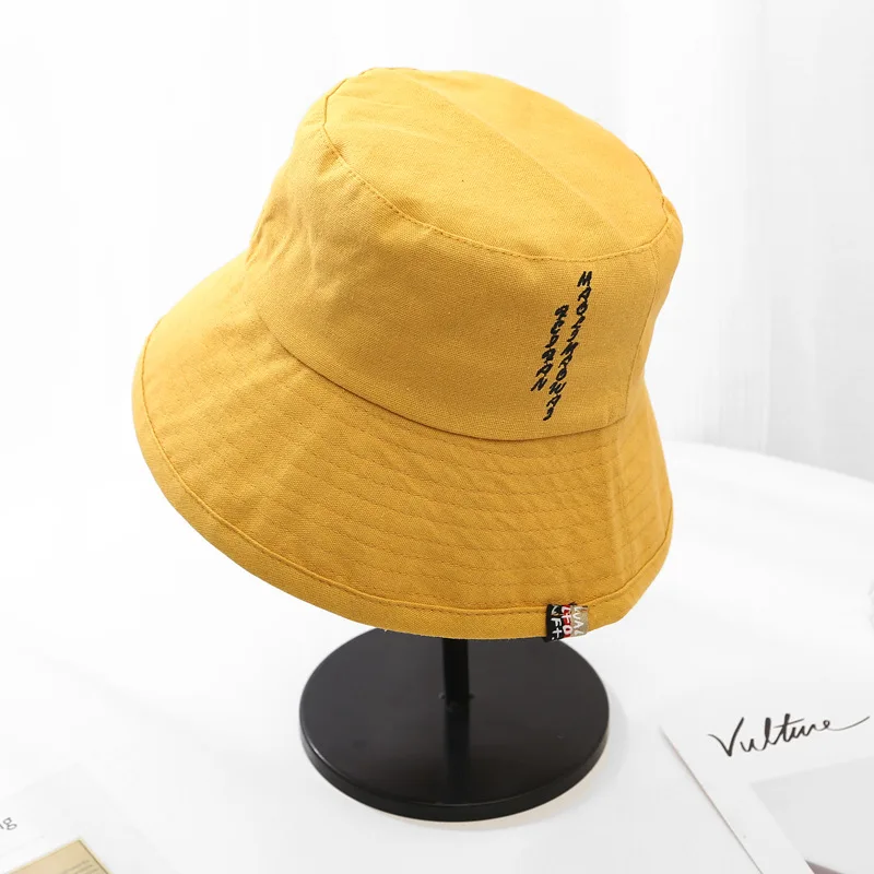 2019 Summer Letter Bucket Hat Caps Women Fisherman Panama Cotton Layer Fabric Sun Hats Casual Men Fashion Caps Flat Hats
2019 Summer Letter Bucket Hat Caps Women Fisherman Panama Cotton Layer Fabric Sun Hats Casual Men Fashion Caps Flat Hats
